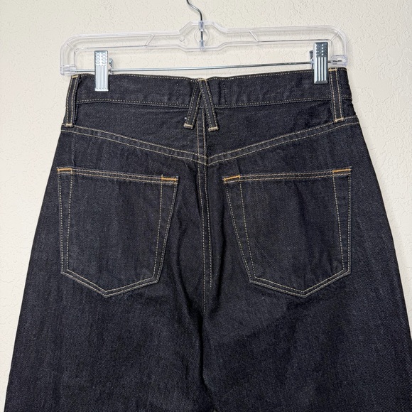 SLVRLAKE London High Rise Straight Leg Jeans Empty Sky Dark Wash - Picture 9 of 14